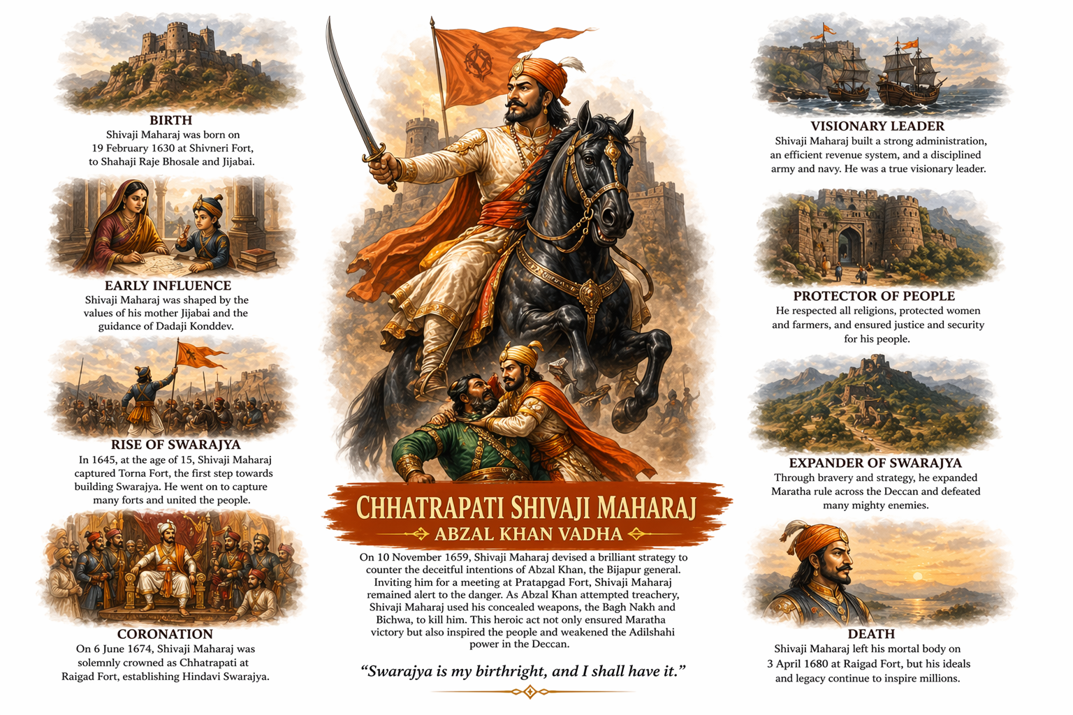 The Life of Chhatrapati Shivaji Maharaj