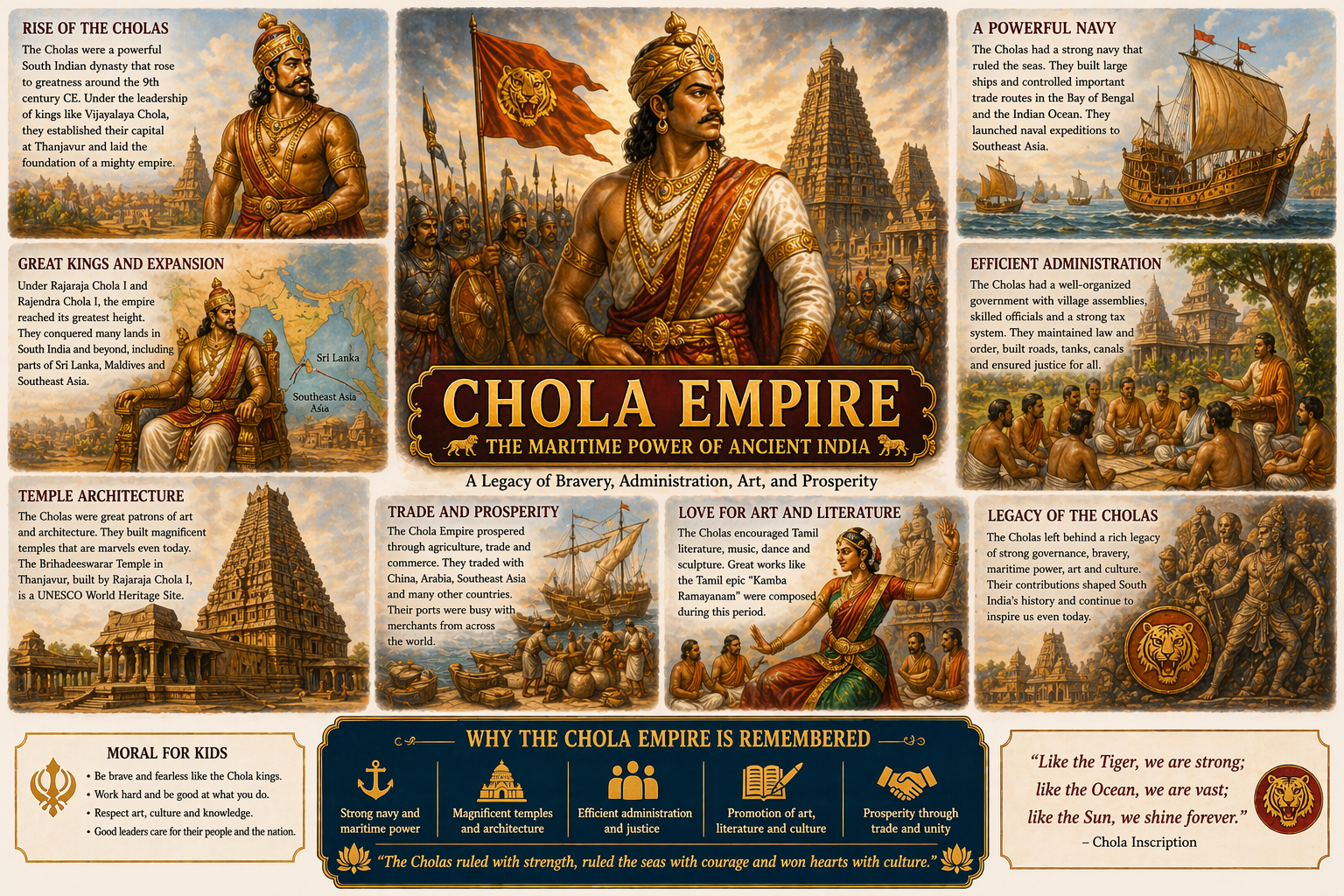 The Story of the Chola Empire-Ancient India