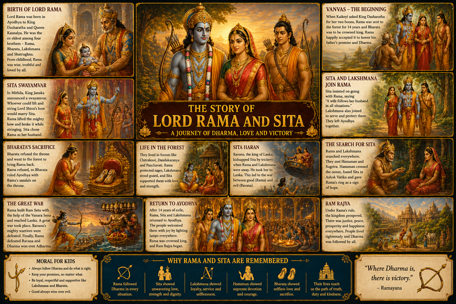 The Story of Lord Rama and Sita’s Vanvas Journey