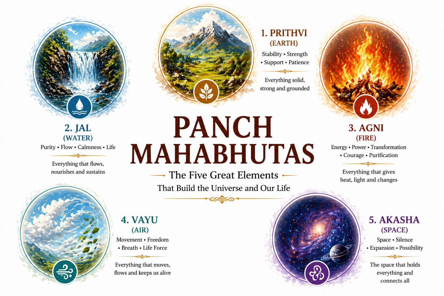 The Panch Mahabhuta's(Elements)